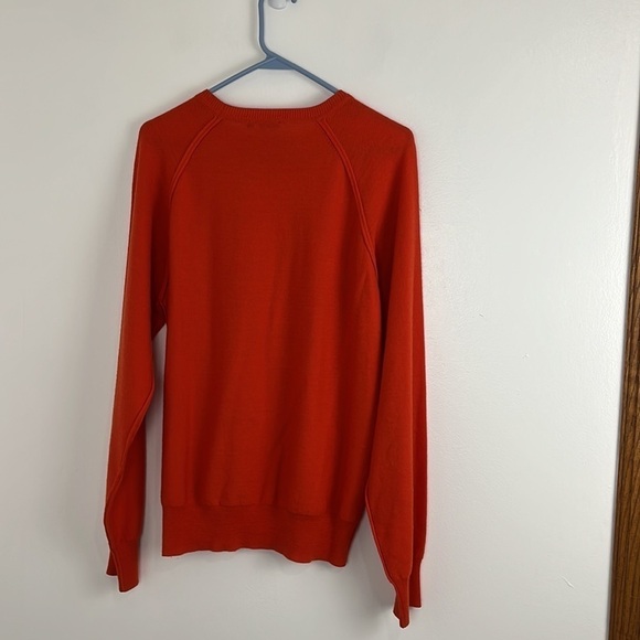 Paul Smith Orange 100% Merino Wool Pullover - Picture 5 of 5